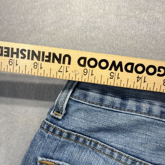 Levis 569 Loose Straight Fit Mens Jeans W34 L32 Light Wash Denim Blue - Picture 12 of 14